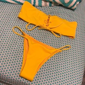Yellow Bathing Suit